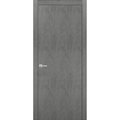 Sartodoors Double Barn Interior Door, 48" x 84", Gray PLANUM0010ID-BTN-3084